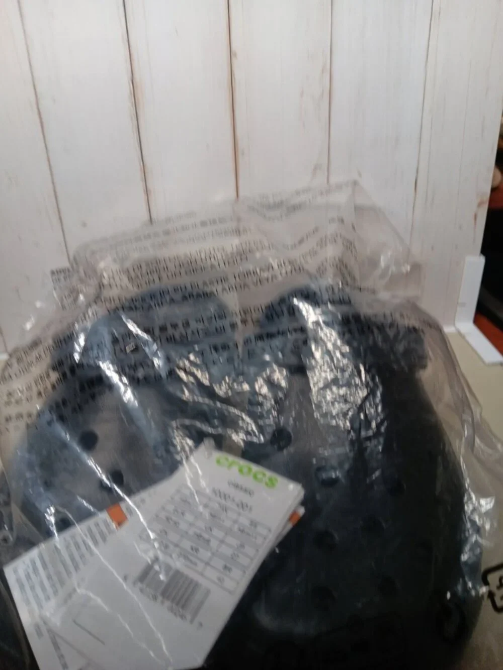 Crocs Mens 9/ Womens 11 Black Classic Brand New with Original Bag - Picture 7 of 7